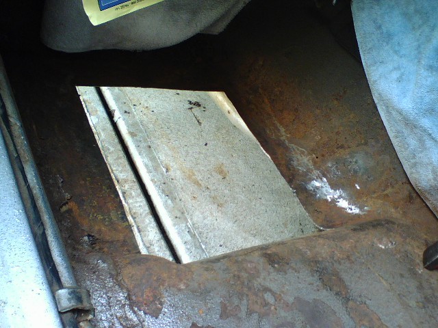 Corvette floor pan repair